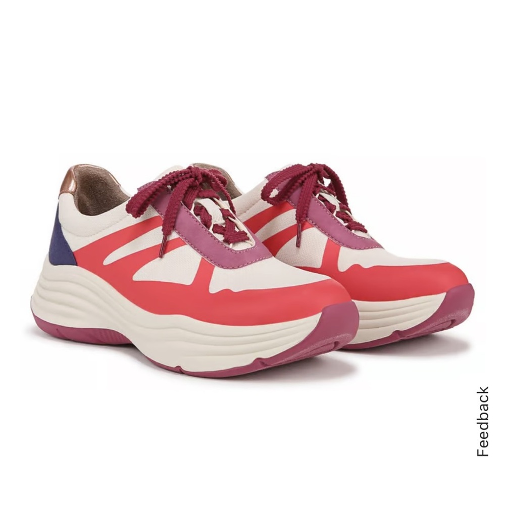 LifeStride Women's Impulse Sneaker Coral Beach Size 8M